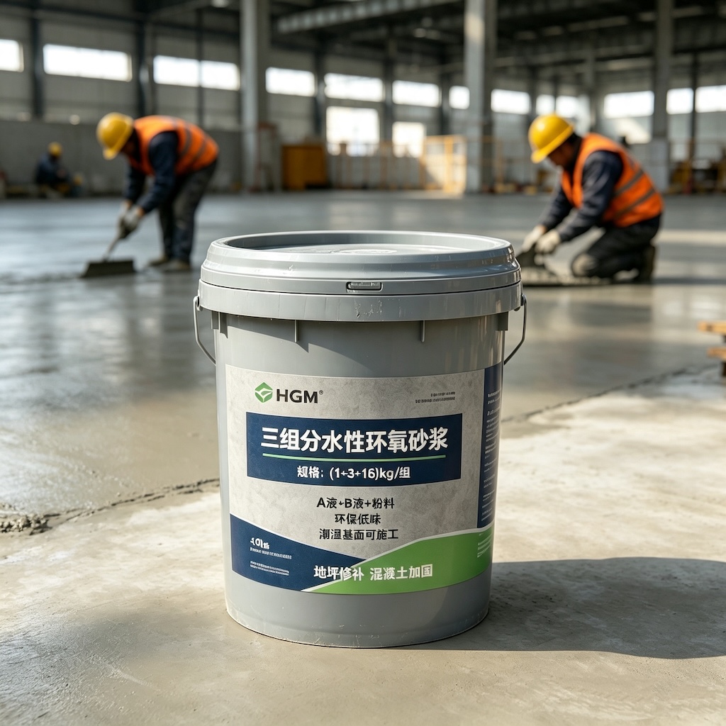 大邑三组份水性环氧砂浆